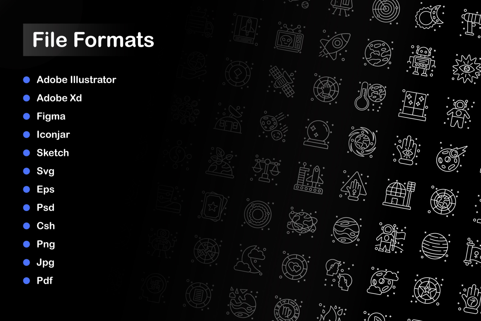 Astrology Line Icons Astrology Line Icons
