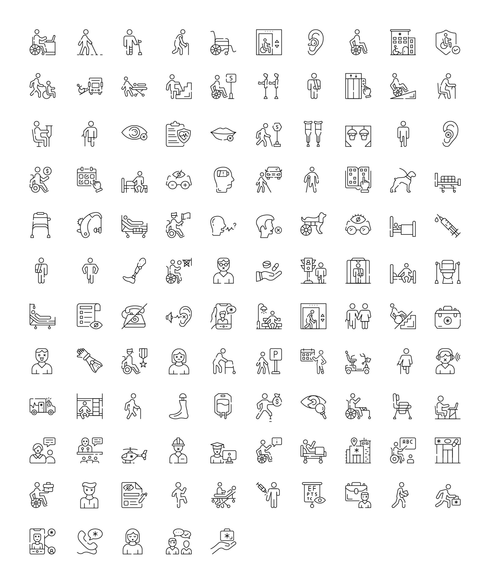 Accessibility Icons Pack