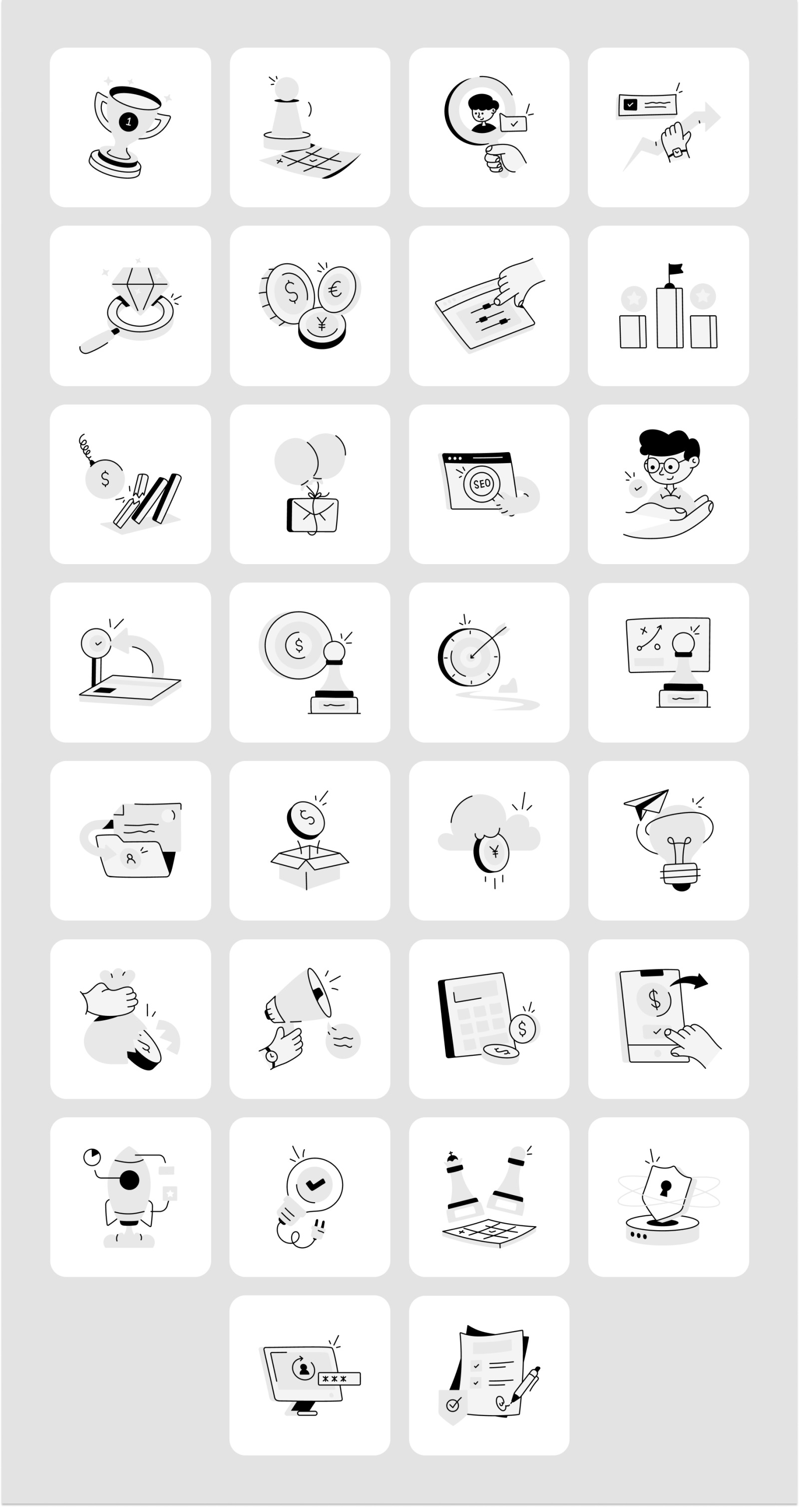 Animated Startup Icon Set