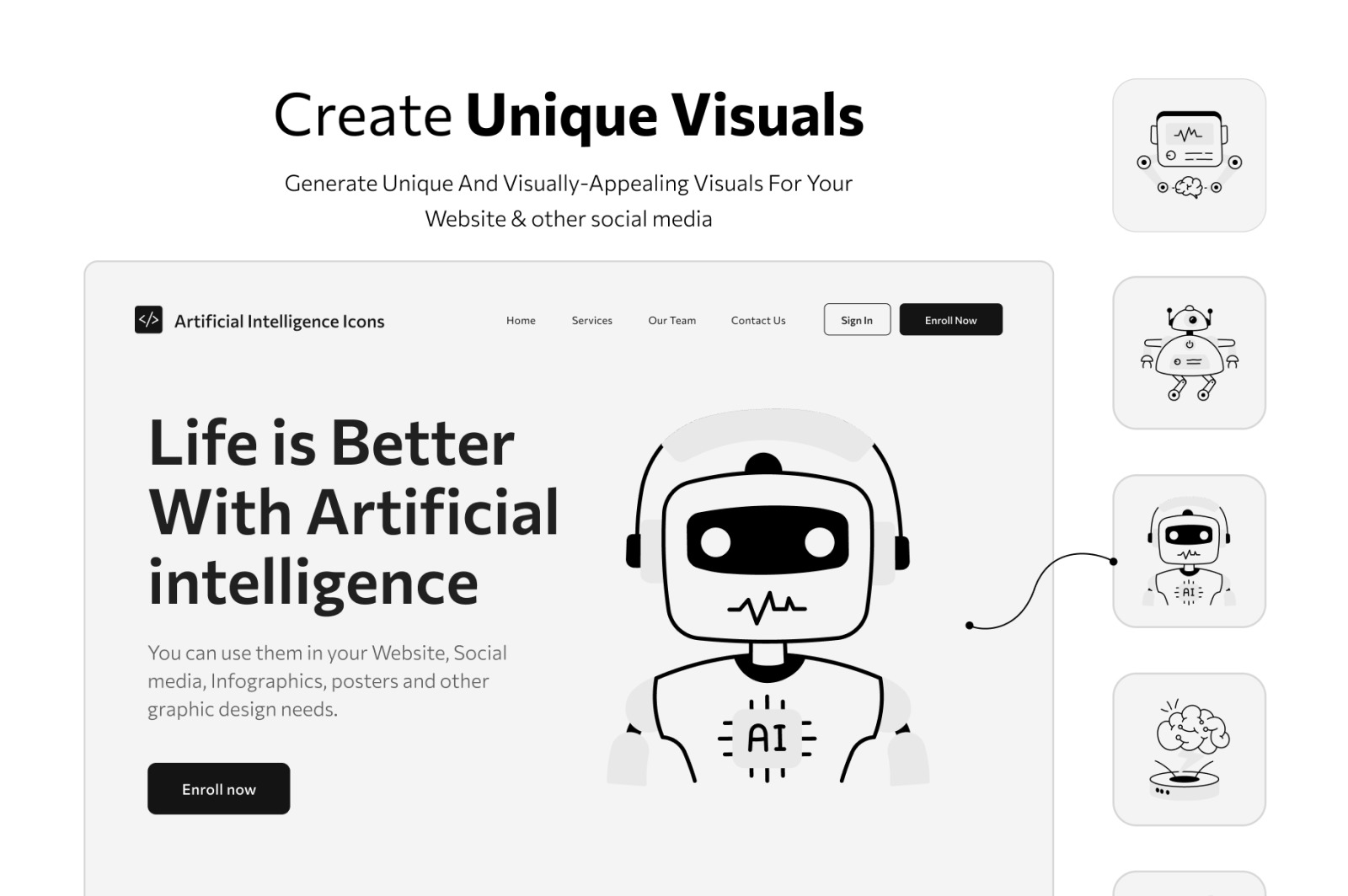 Artificial Intelligence Doodle Icons Artificial Intelligence Doodle Icons