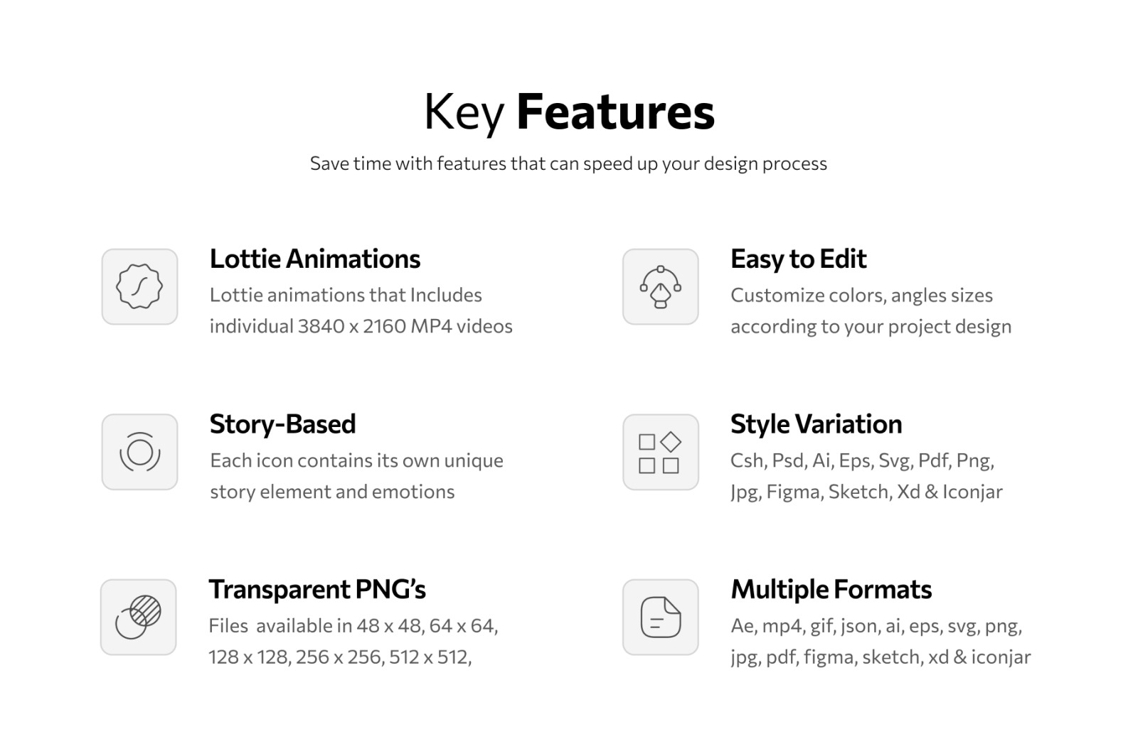 Animated Advertisement Icon Set Animated Advertisement Icon Set
