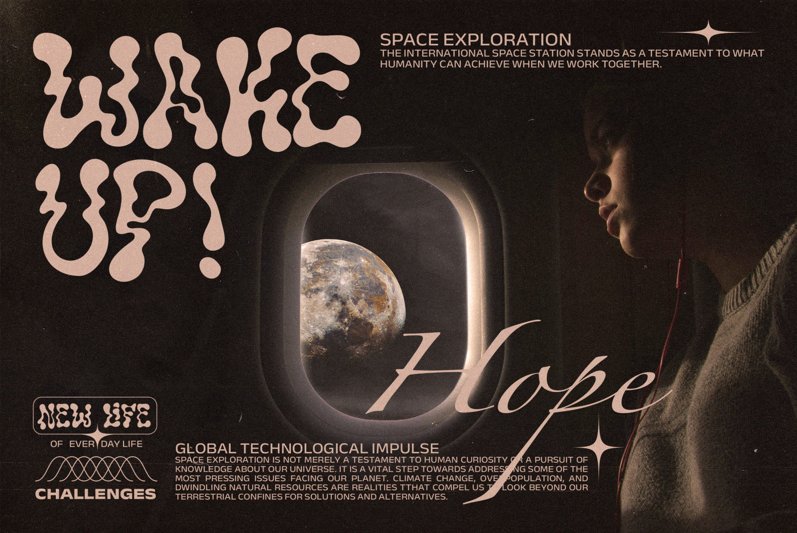 The Nebula Flow Font - chrome typeface The Nebula Flow Font - chrome typeface