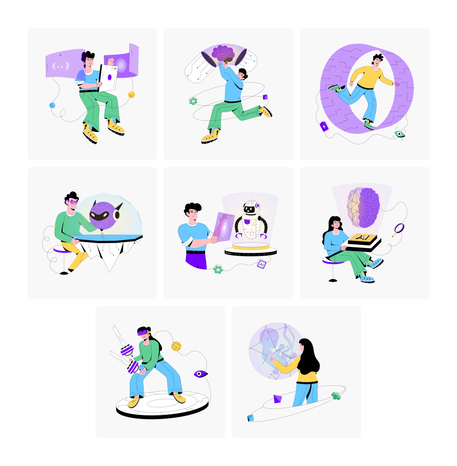 Animated AI Illustrations Animated AI Illustrations