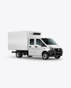 Box Truck Mockup - Half Side View