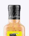 Square Frosted Chilli Sauce Bottle Mockup