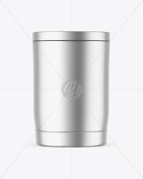 Matte Metallic Insulated Food Jar Mockup