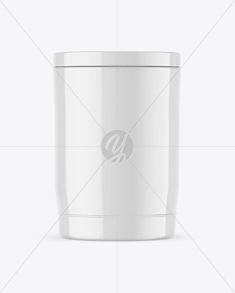 Glossy Insulated Food Jar Mockup