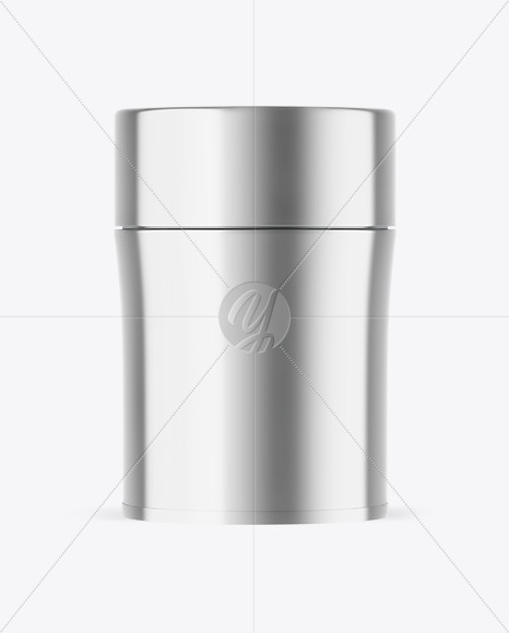 Metallic Insulated Food Jar Mockup