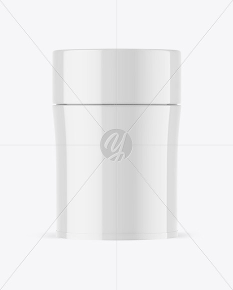 Glossy Insulated Food Jar Mockup