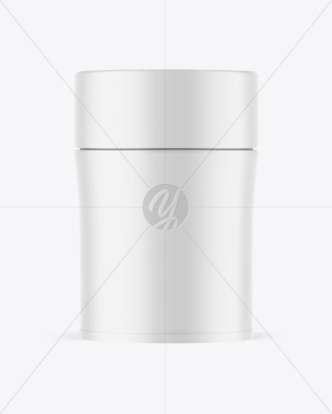 Matte Insulated Food Jar Mockup