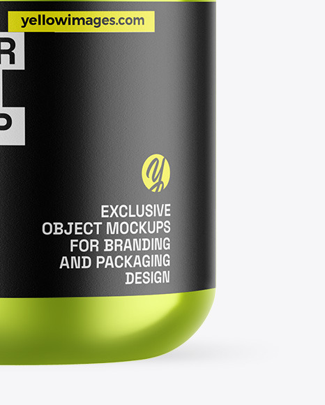 Metallic Dropper Bottle Mockup