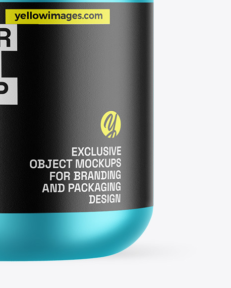 Matte Metallic Dropper Bottle Mockup