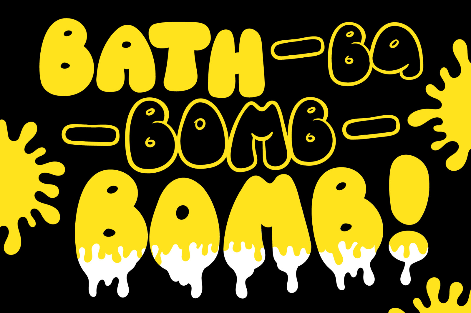 Nasty Habit - A Bubble Font that’s Naughty or Nice! Nasty Habit - A Bubble Font that’s Naughty or Nice!