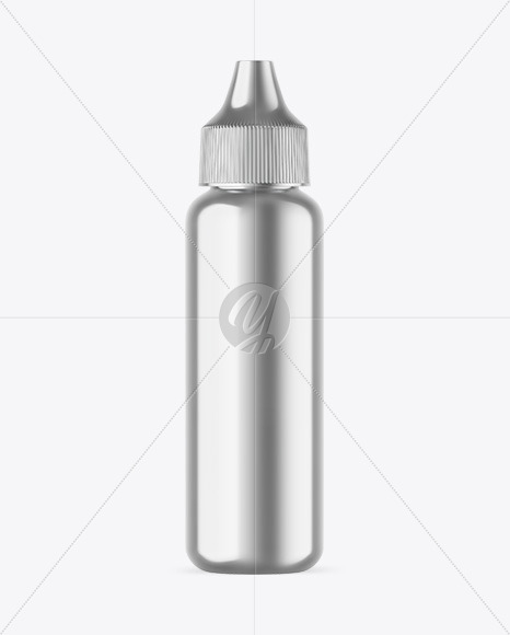 Metallic Dropper Bottle Mockup