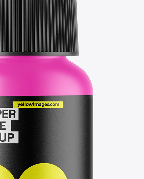 Matte Dropper Bottle Mockup