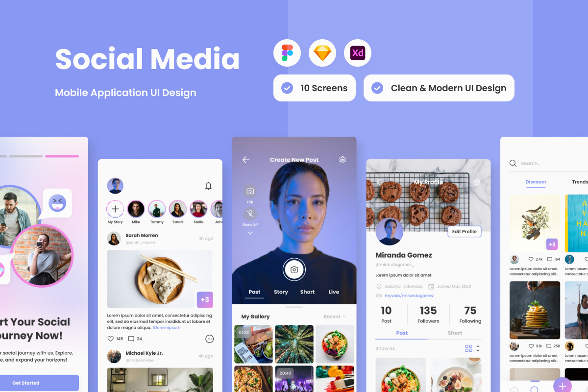 Wave - Social Media Mobile App Wave - Social Media Mobile App