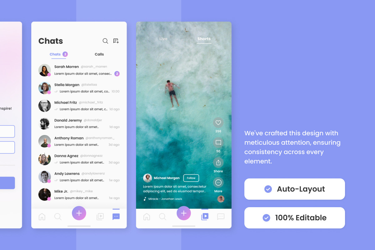 Wave - Social Media Mobile App Wave - Social Media Mobile App