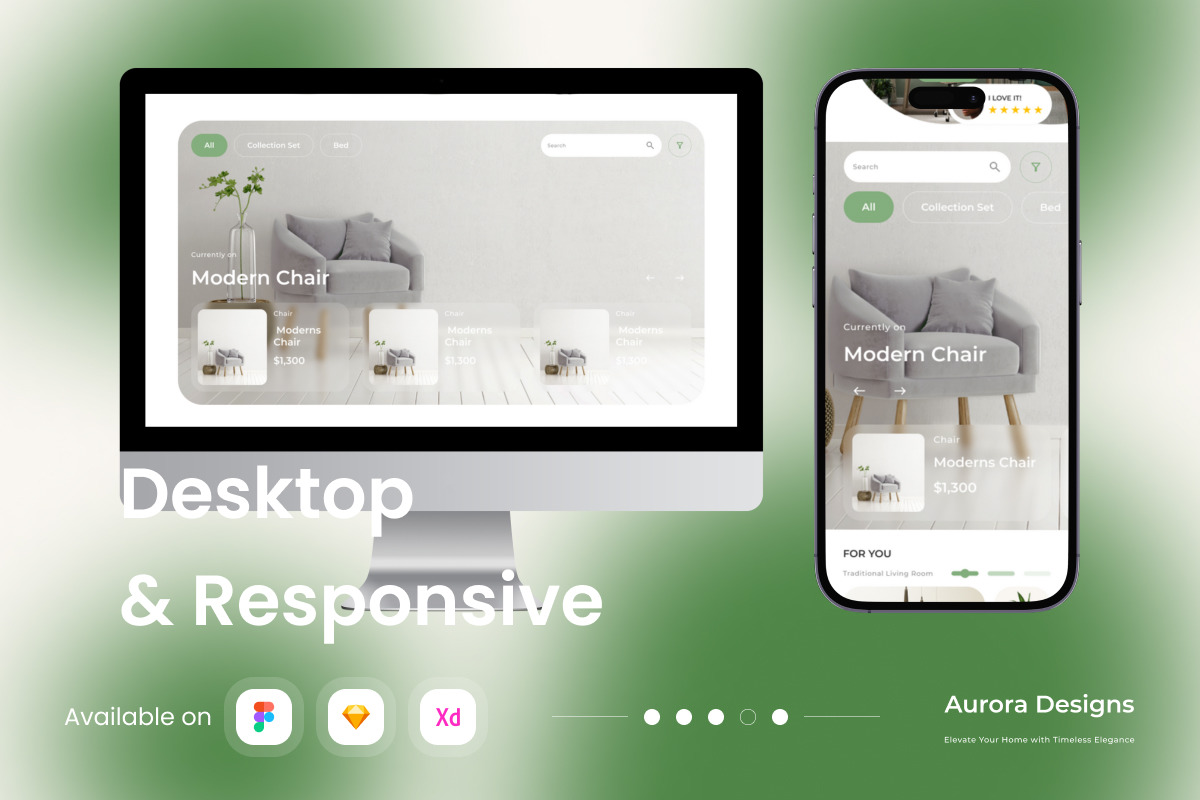 Aurora Designs - Furniture Landing Page V2 Aurora Designs - Furniture Landing Page V2