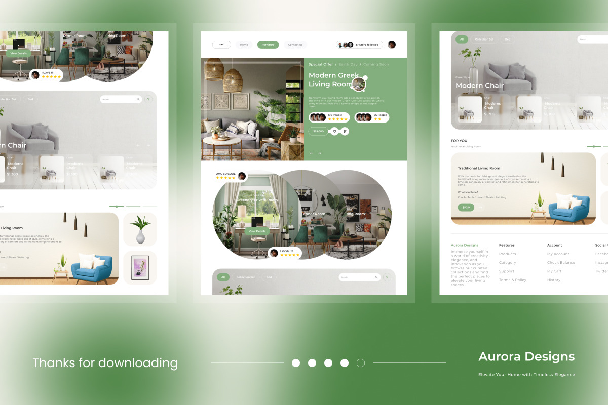 Aurora Designs - Furniture Landing Page V2 Aurora Designs - Furniture Landing Page V2