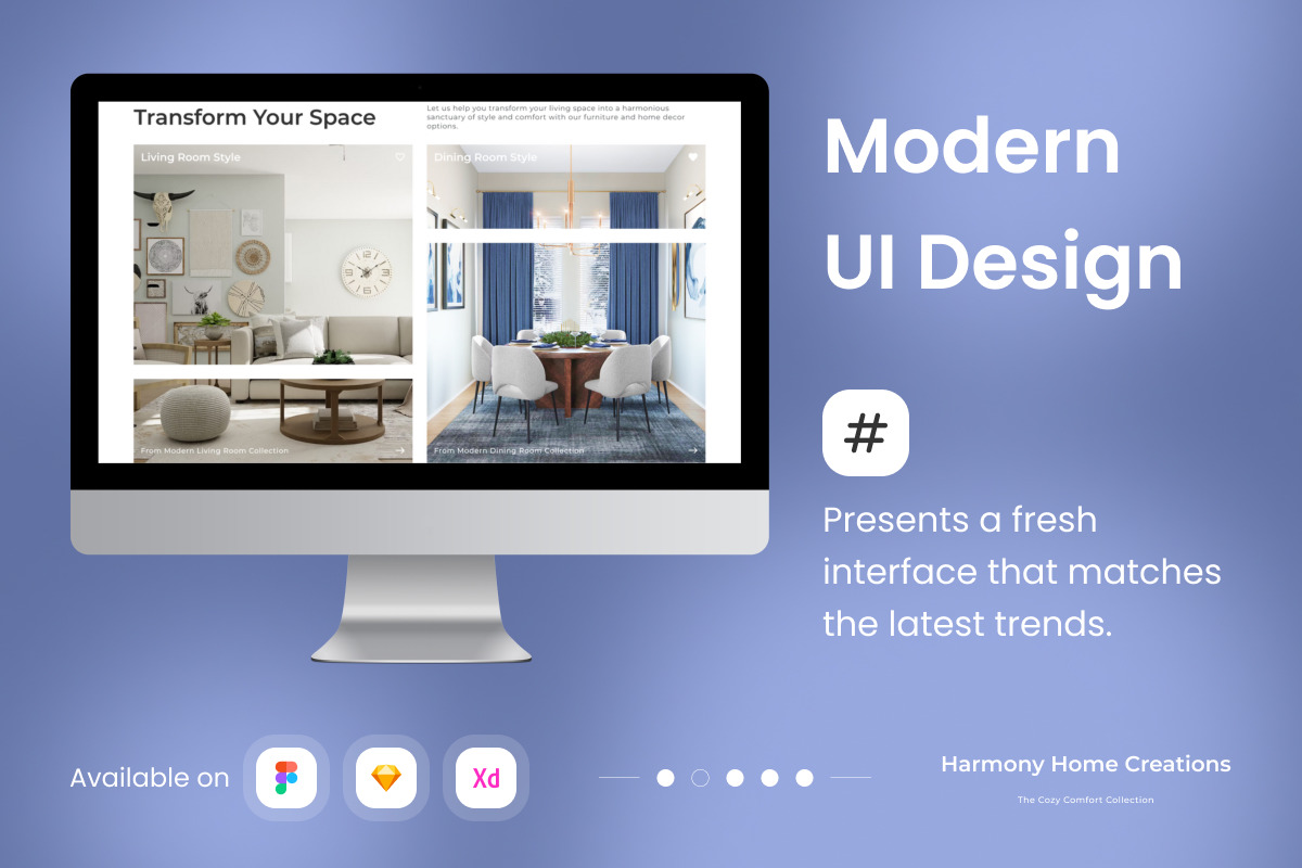 Harmony Home Creations - Furniture Landing Page V1&#034;Welcome to Harmony Home Creations - Furni...