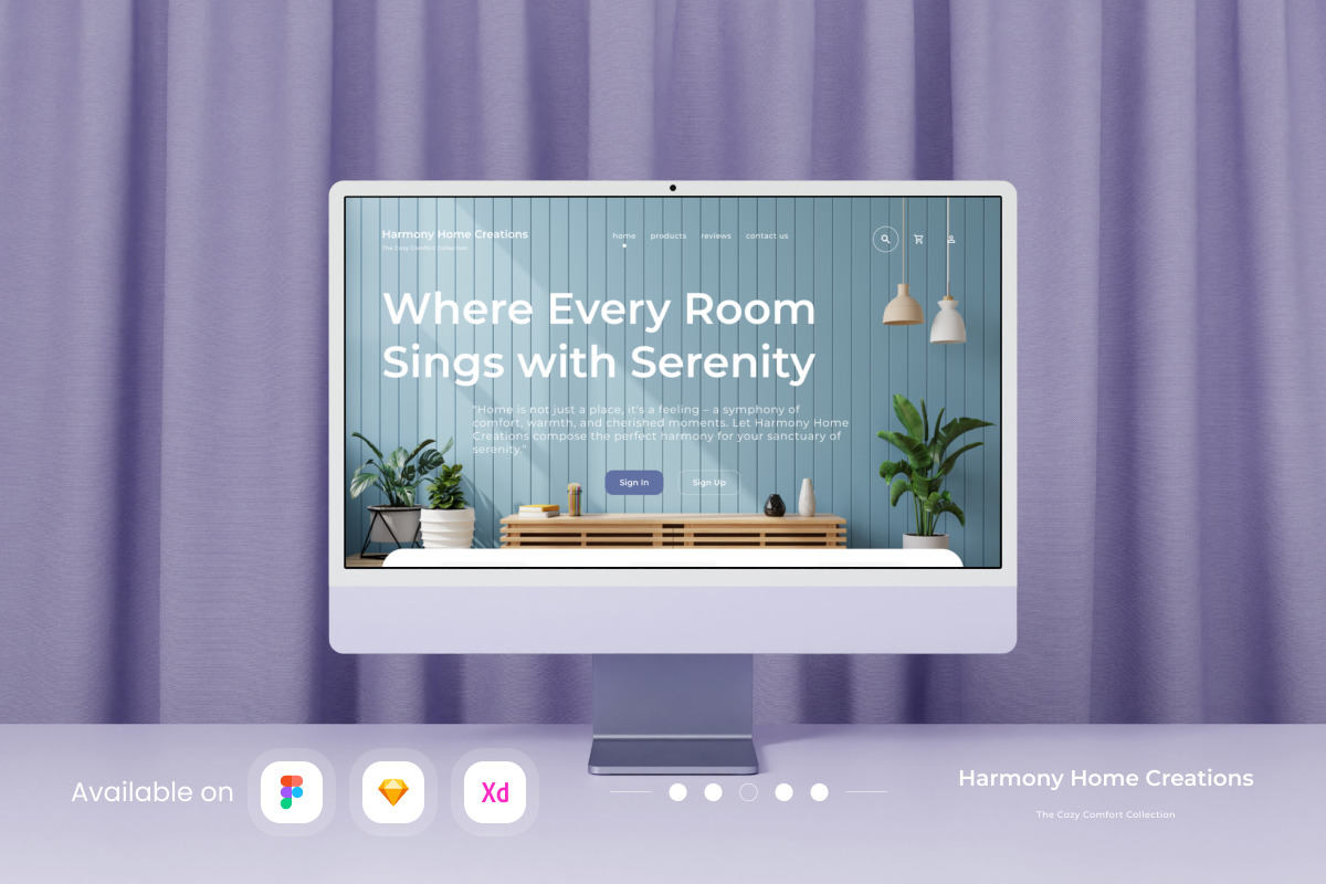 Harmony Home Creations - Furniture Landing Page V1&#034;Welcome to Harmony Home Creations - Furni...