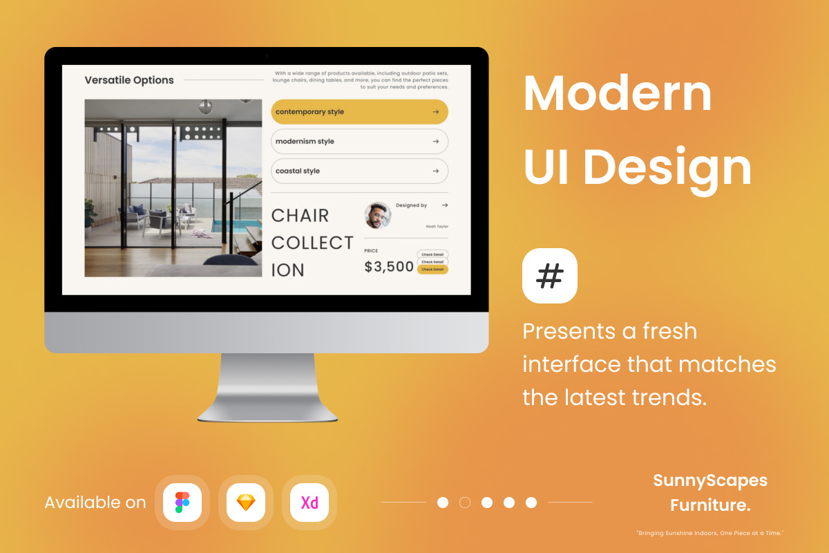 Sunny Scapes - Furniture Landing Page V1 Sunny Scapes - Furniture Landing Page V1