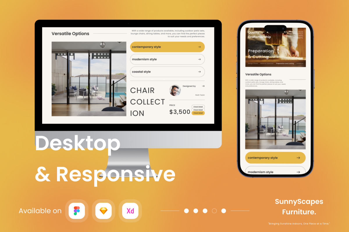 Sunny Scapes - Furniture Landing Page V1 Sunny Scapes - Furniture Landing Page V1