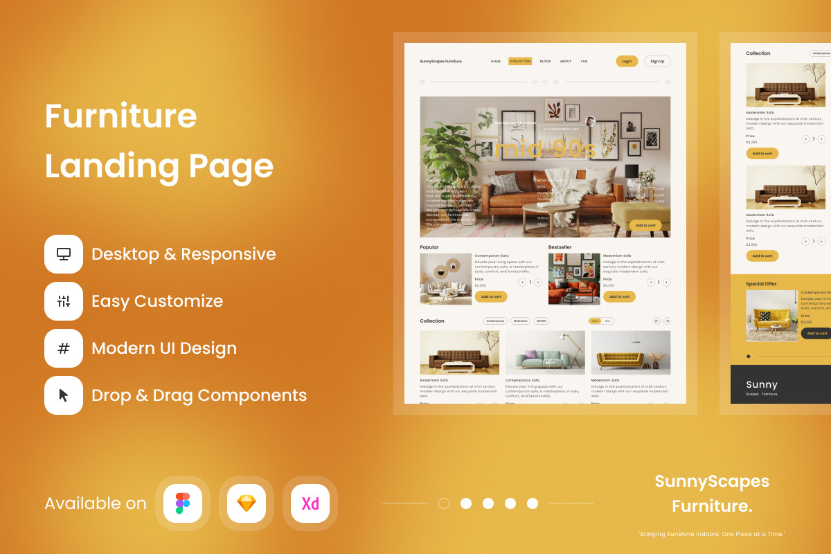 Sunny Scapes - Furniture Landing Page V2