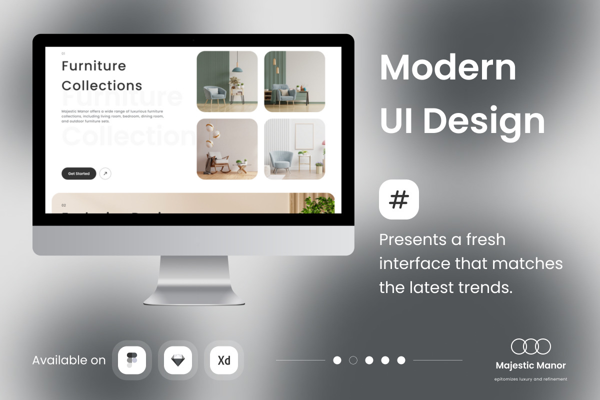 Majestic Manor - Furniture Landing Page V1 Majestic Manor - Furniture Landing Page V1