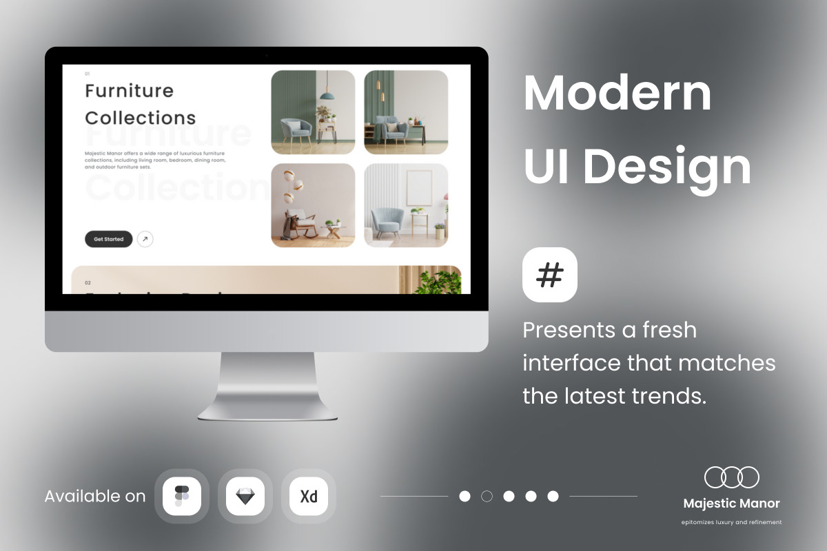 Majestic Manor - Furniture Landing Page V1
