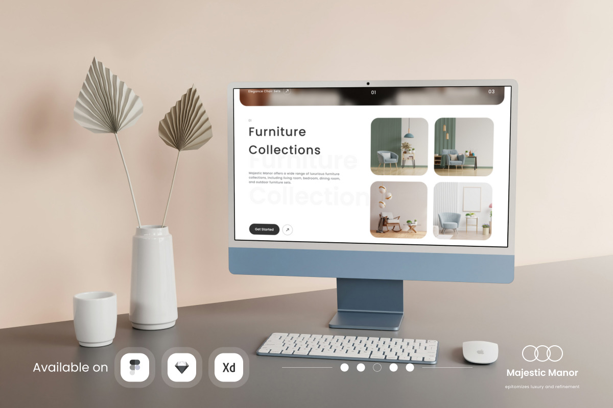 Majestic Manor - Furniture Landing Page V1