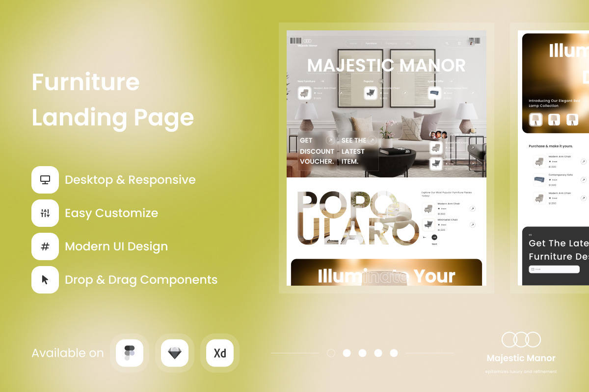 Majestic Manor - Furniture Landing Page V2 Majestic Manor - Furniture Landing Page V2