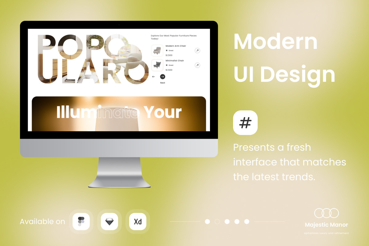 Majestic Manor - Furniture Landing Page V2 Majestic Manor - Furniture Landing Page V2