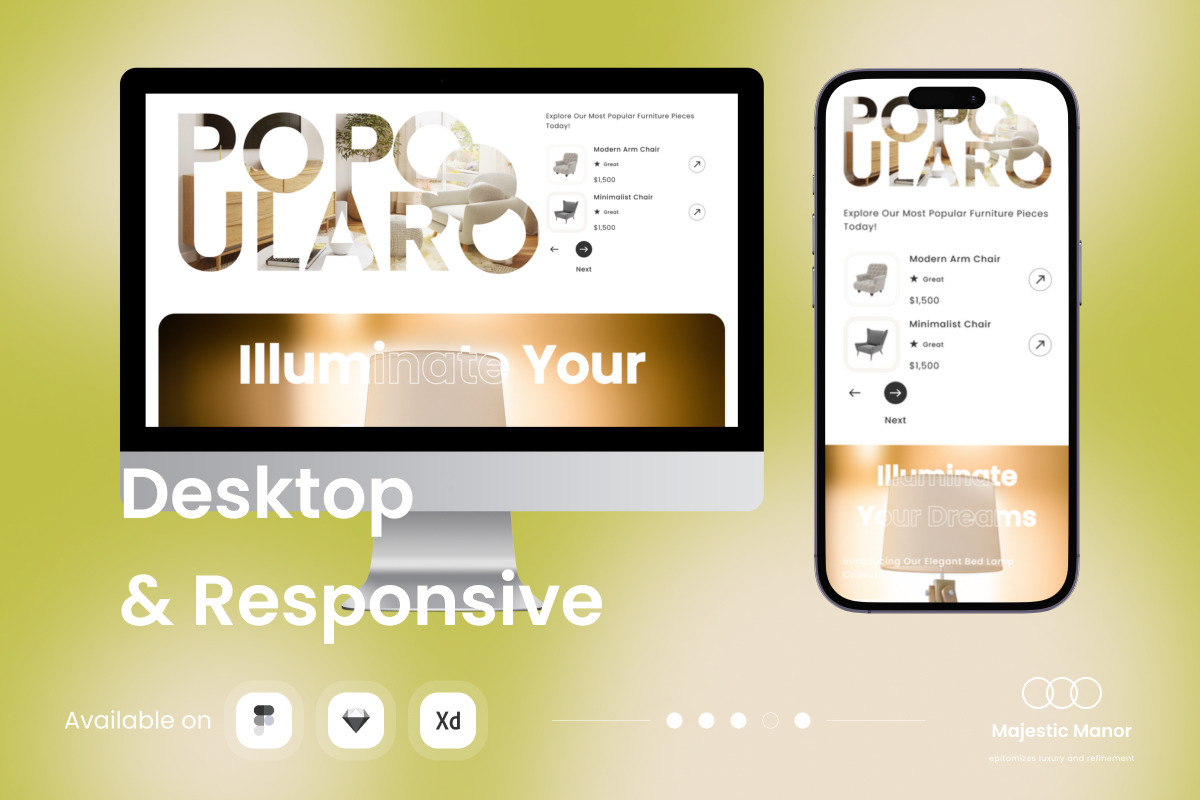 Majestic Manor - Furniture Landing Page V2