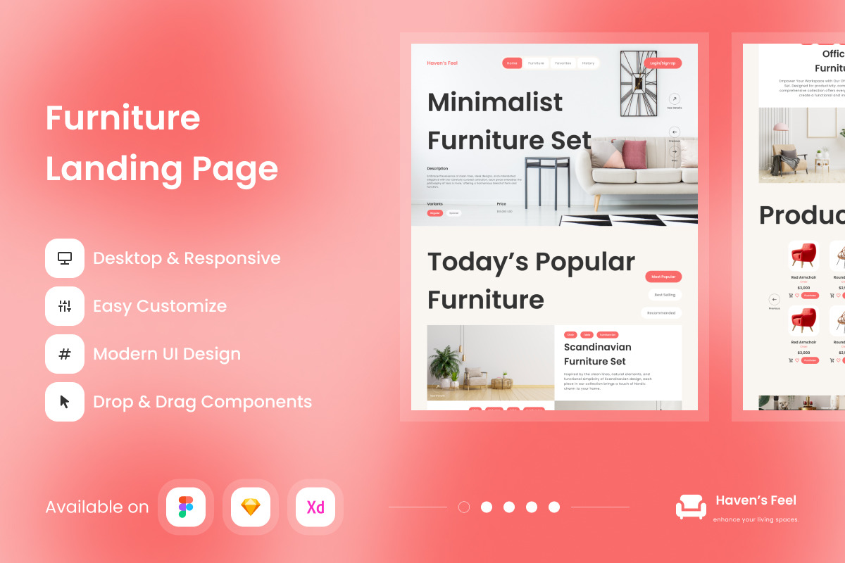 Havens Feel - Furniture Landing Page Havens Feel - Furniture Landing Page