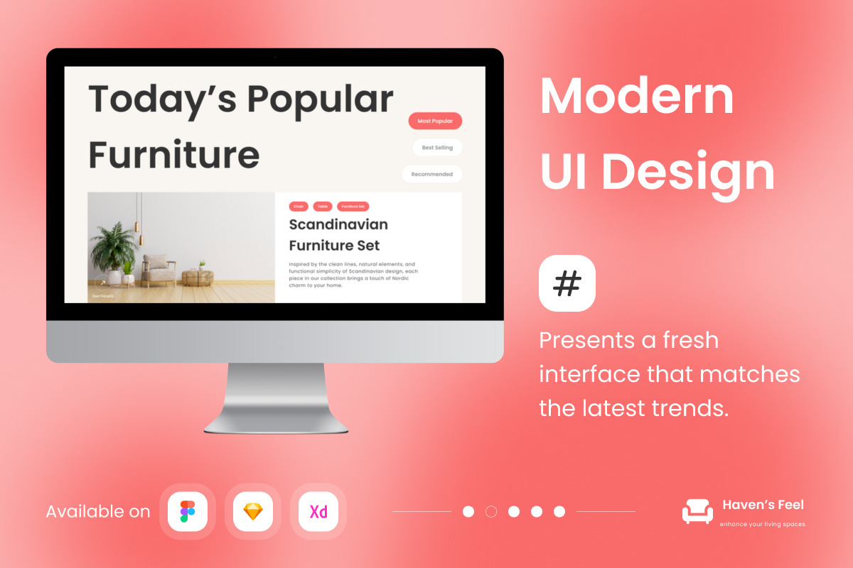 Havens Feel - Furniture Landing Page