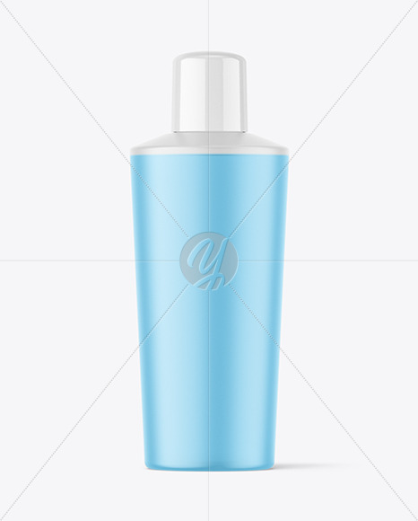 Frosted Plastic Bottle Mockup