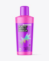 Matte Plastic Bottle Mockup