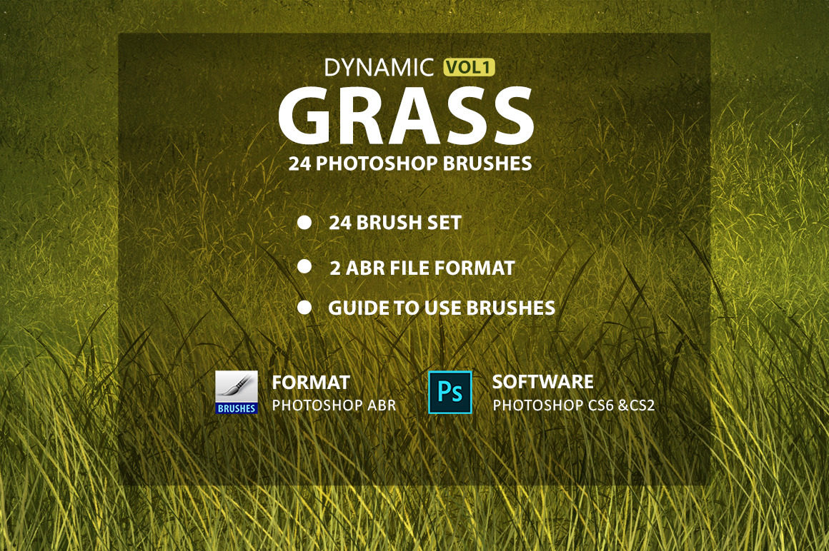 Grass Photoshop Brushes