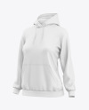 Women’s Hoodie Mockup - Half Side View