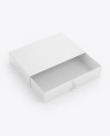 Opened Gift Paper Box Mockup