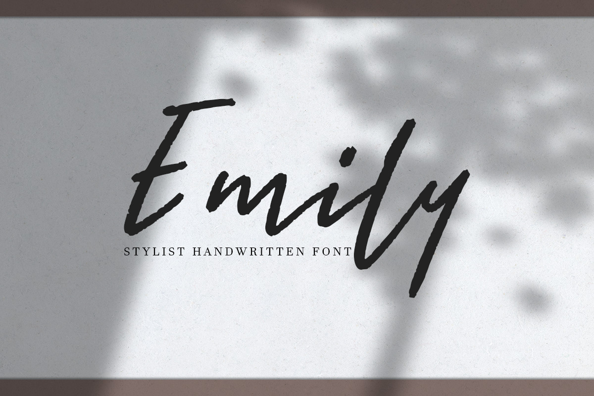 Emily – Stylish Handwritten Font