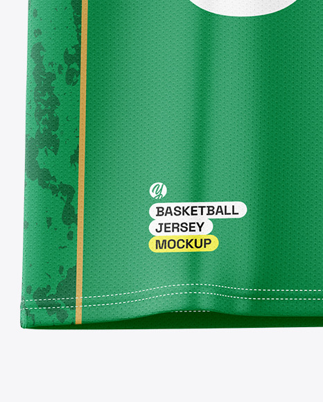 Wishbone Collar Basketball Jersey Mockup