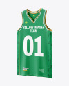 Wishbone Collar Basketball Jersey Mockup