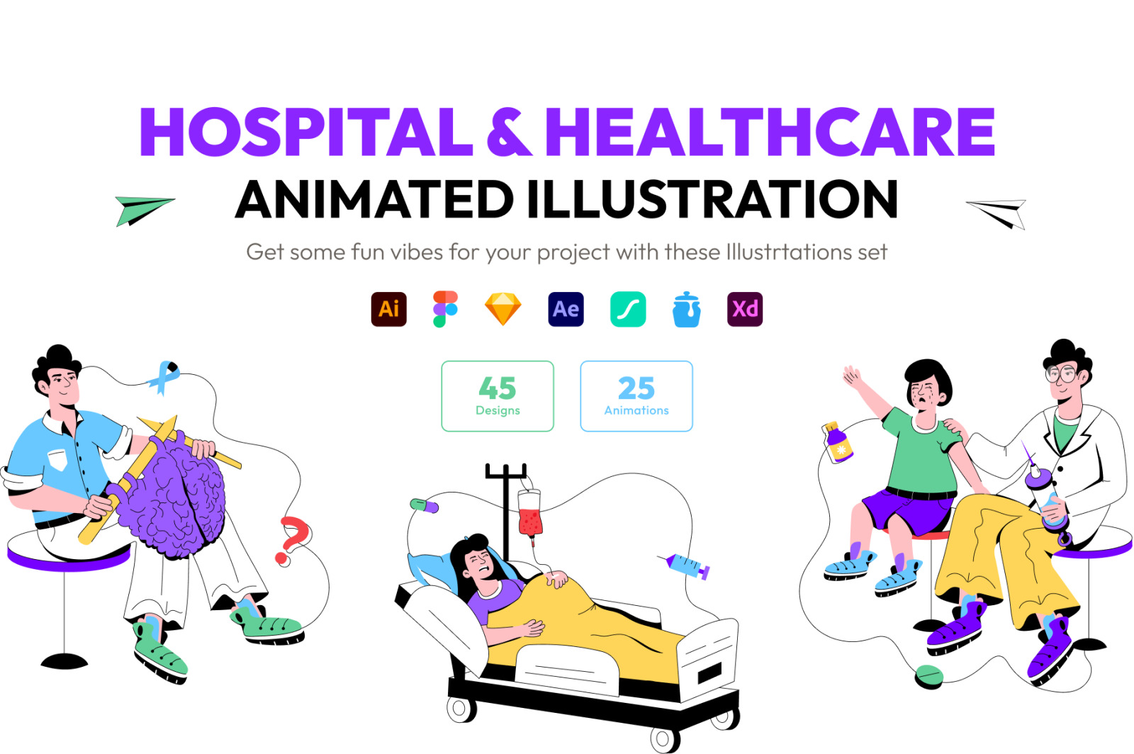 Hospital and Healthcare Illustration Hospital and Healthcare Illustration