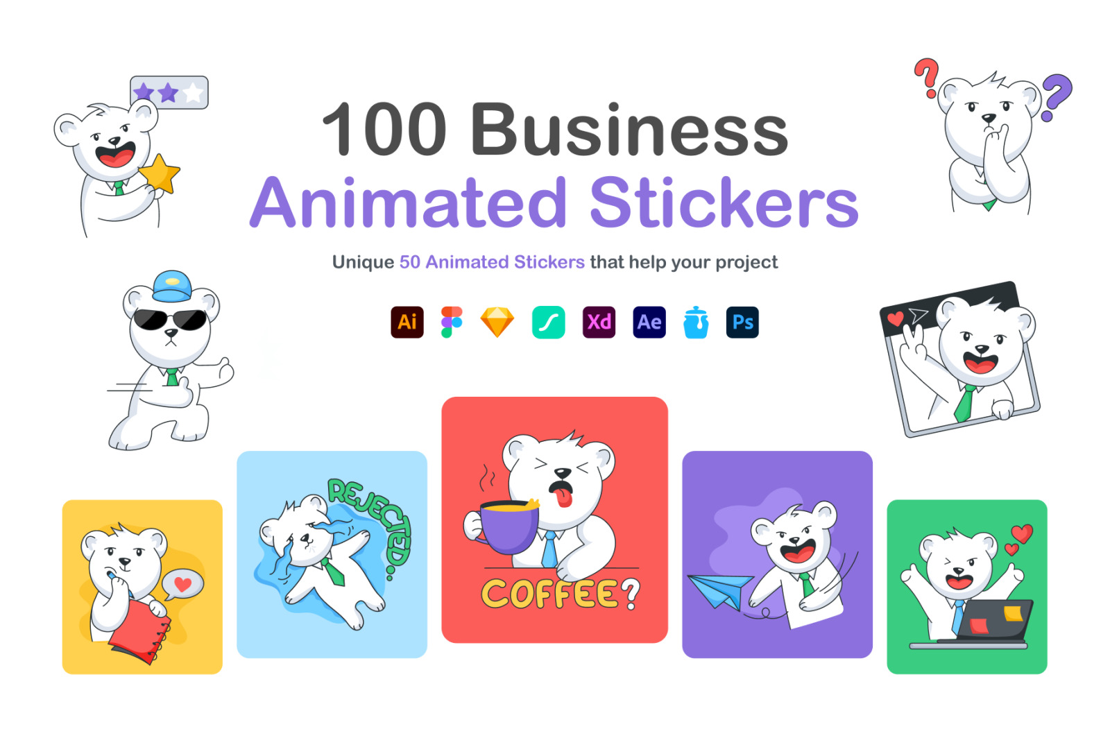 Animated Business Stickers