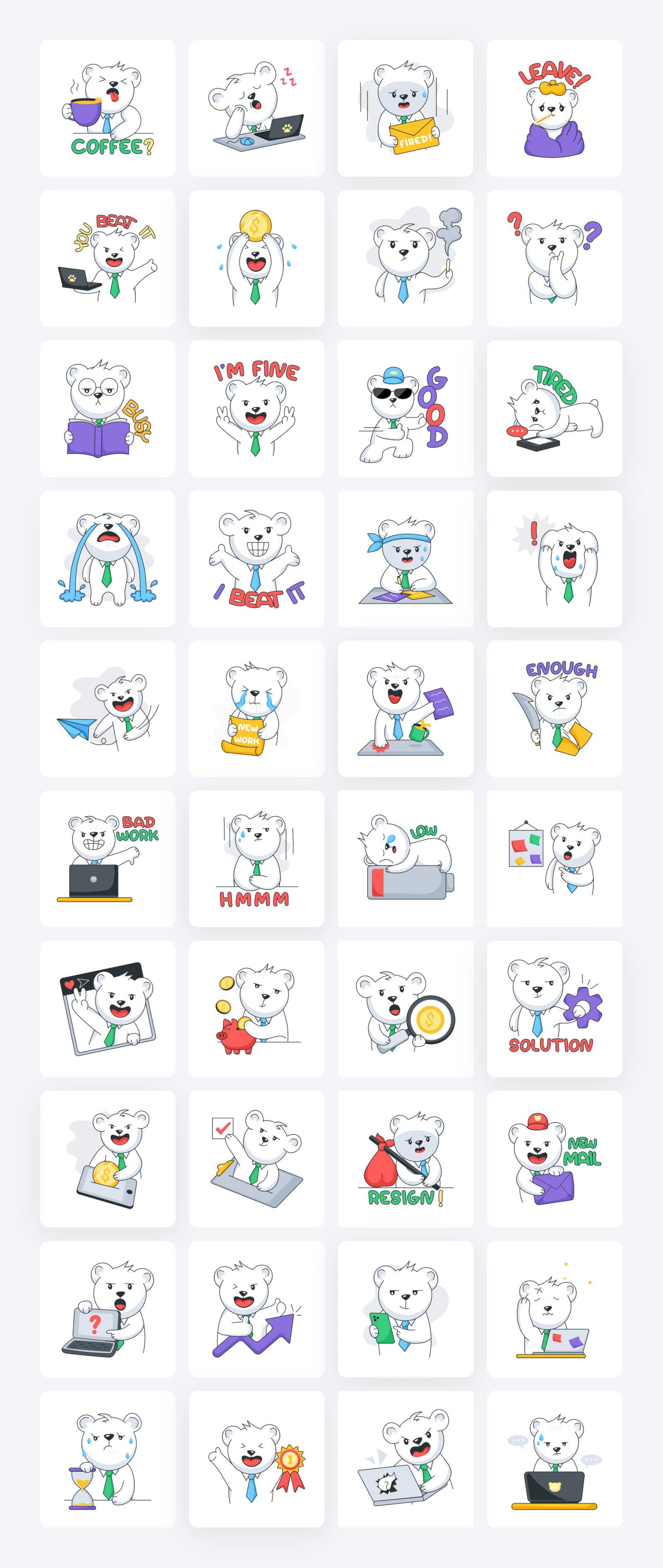 Animated Business Stickers