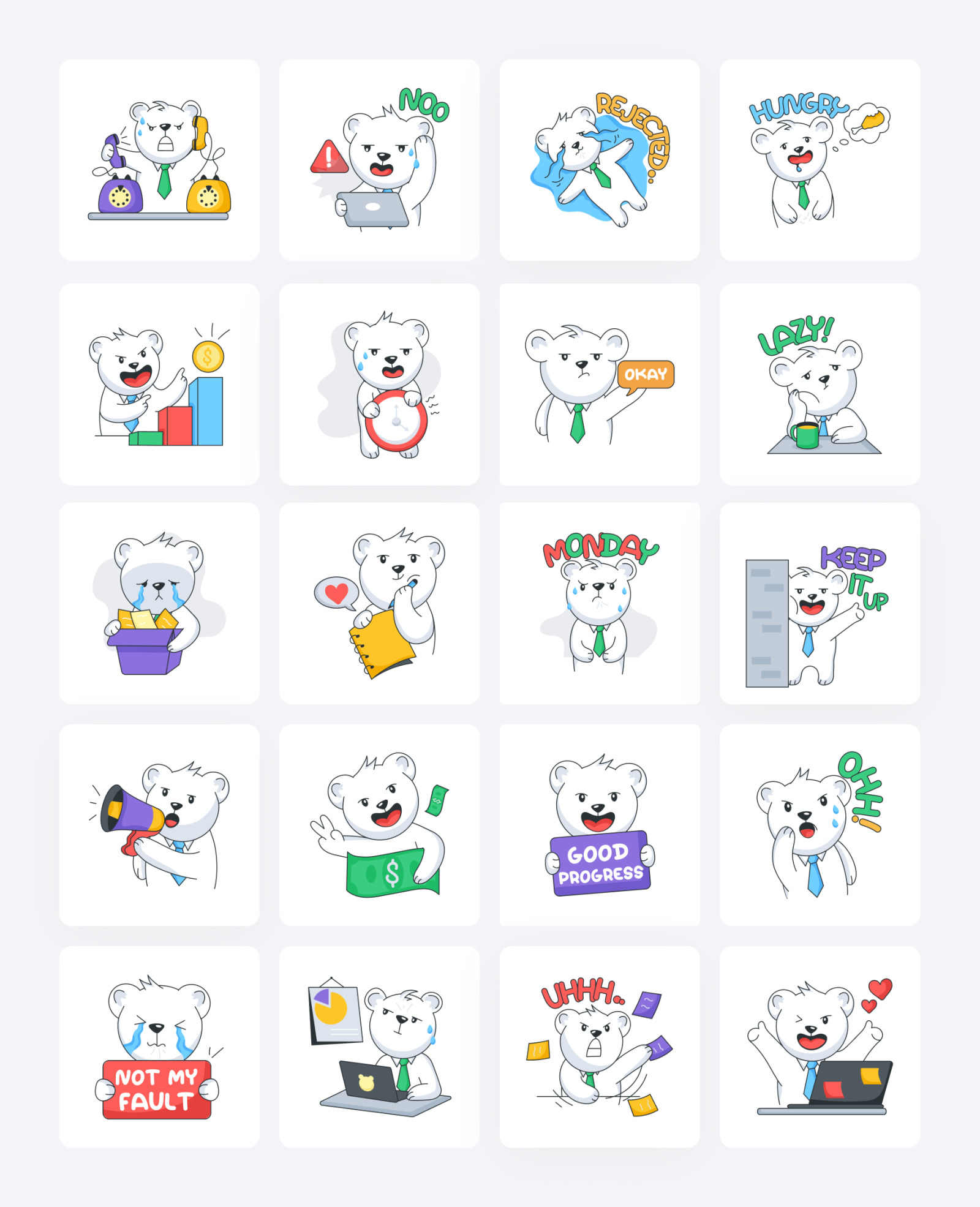 Animated Business Stickers