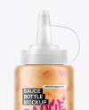 Frosted Squeeze Sauce Bottle Mockup