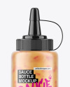 Frosted Squeeze Sauce Bottle Mockup